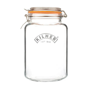 Kilner Universal Jar Kilner Clip Top Square Jar 3 Litre KL0025079