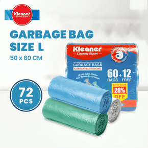 Kleaner Refuse Bags Kleaner Garbage Bag Large 72 Sheets 15 Litres GSL004 (7881027289177)