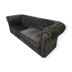 Kofisko 3 seater couch Kofisko 3 Seater Chesterfield Charcoal Couch (7498233348185) (7819276157017)