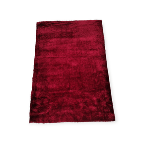 Komfort RUG Komfort Chino Shaggy Rug Burgundy 136x200cm  767018 (7883033542745)