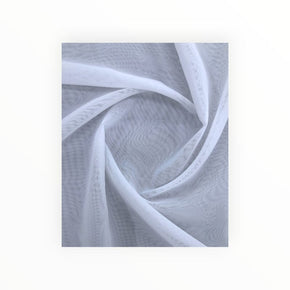 Korteks Lace & Voile Fabrics White Plain Voile Collection 300 cm