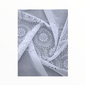 Korteks Textiles Lace & Voile Fabrics Embroidery Plain Voile 36 Collection 280 cm