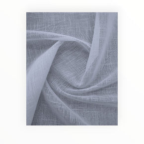 Korteks Textiles Lace & Voile Fabrics White Slub Linen Voile 06 Collection 280 cm