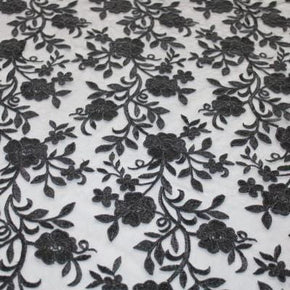 LACE Dress Fabric Black Blair Evening Couture Lace 130 cm (7780696195161)