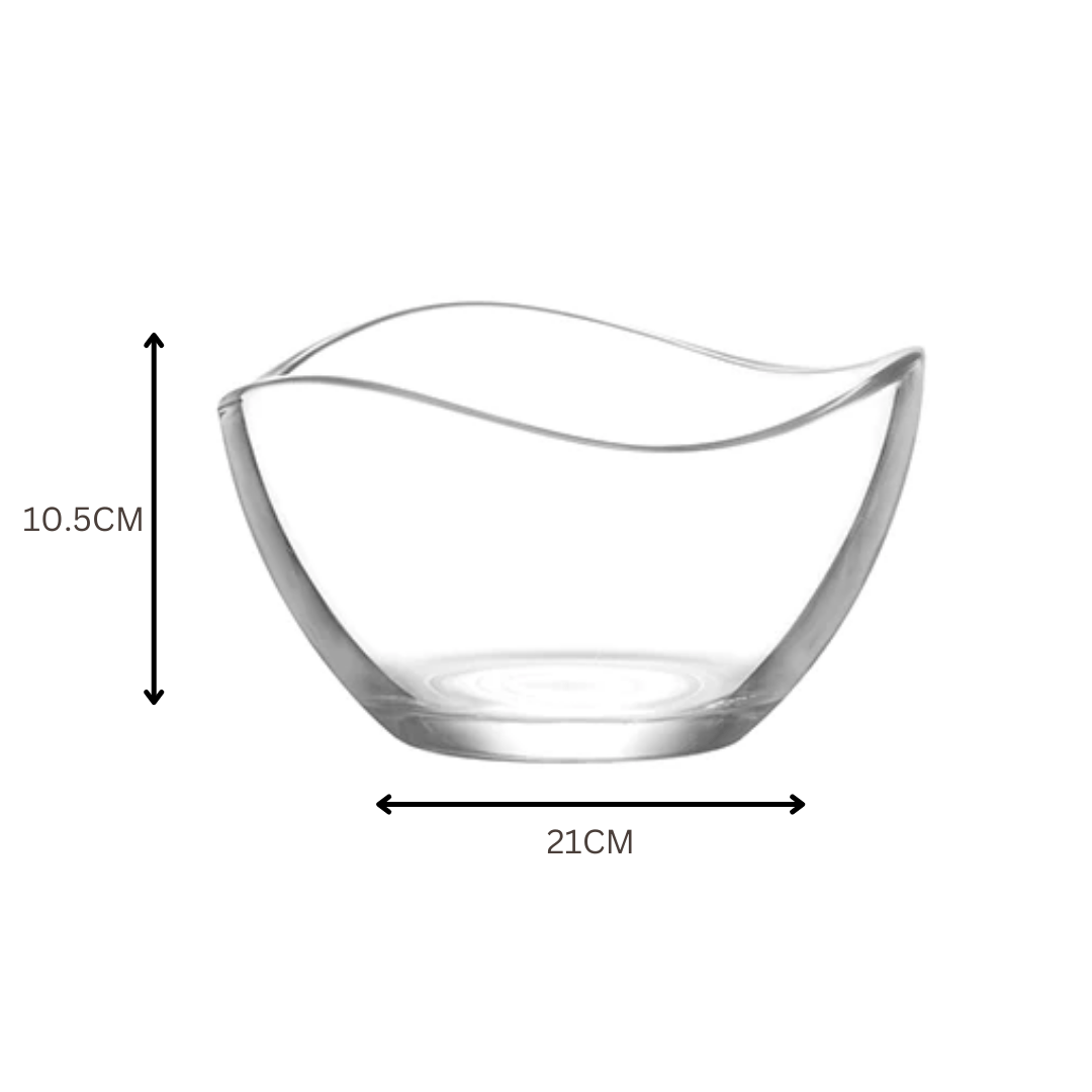 Lav Vira Clear Glass Bowl for Sale - ️View Prices Online