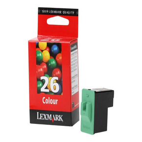 Lexmark Printer Cartridge Lexmark 26 Tri-Colour Inkjet Cartridge