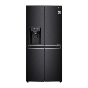 LG Fridge/Freezer LG 426L Black Finish Slim French Door Fridge GC-L22FTQUB