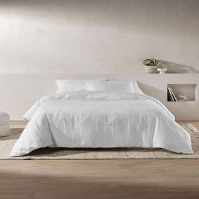 Linen House Duvet Cover Double Linen House White Electra Duvet Cover Set