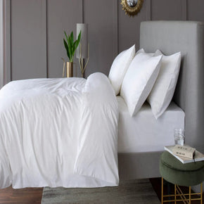 Linen House Duvet Cover Linen House 1000 Thread Count Duvet Cover Set White