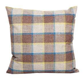 Linen House scatter cushion Linen House Checkmate Scatter Cushion 55 x 55cm Mocha Bay