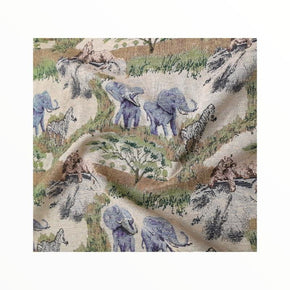 LOOM CRAFT Upholstery Fabric Tapestry Elephant 140 cm