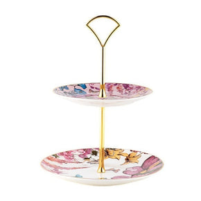 Maxwell & Williams BAKER Maxwell & Williams Enchantment 2 Tiered Cake Stand YD0092 (7157918007385)