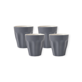 Maxwell & Williams MUG Maxwell & Williams Sala Espresso Cup Set of 4 Charcoal 100ml IB0007