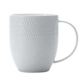 Maxwell & Williams MUG Maxwell & Williams White Basics Diamonds Coupe Mug 370ML  JX260535