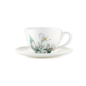 Maxwell & Williams MUGS Maxwell & Williams Royal Botanic Gardens Cup & Saucer White 240ml HV0457 (7504670818393)