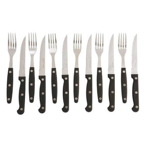 Mainstays 12 Piece Steak Knife & Fork Set  MAV7865 (7825779130457)