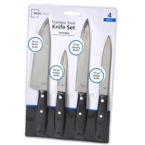 Mainstays 4 Piece Stainless Steel Knife Set 788289 (7825763958873)