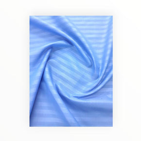 Meerab Sheeting Fabrics Sky Blue 100% Polyester Fabric Stripe Collection 240 cm (7888008151129)