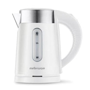 Mellerware KETTLE Mellerware Kettle Double Wall Cordless Stainless Steel 0.8L Siena Compact White 22008WH (7913196585049)