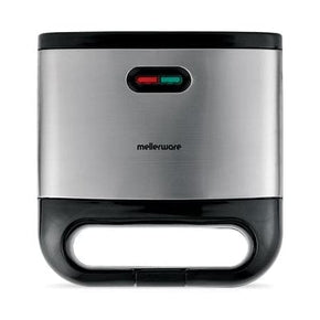 Mellerware Sandwich Maker Mellerware Sandwich Maker 2 Slice Non-Stick Black & Stainless Steel 800W Planet 25302