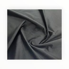 MH JOOSUB Upholstery Fabric Black Upholstery Plain Velvet Collection 140 cm (7819276157017)