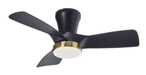 MHC World CEILING FAN Hello Today Ceiling Fan F4 Black (7888601907289)