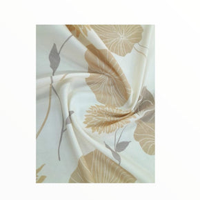 MHC WORLD Curtain Fabrics Maison Special Clearance Floral Cream Curtain 140 cm