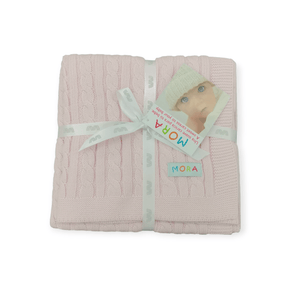 Mora Babies & Kids Mora Lluvia 813 Blanket 75x100 Pink