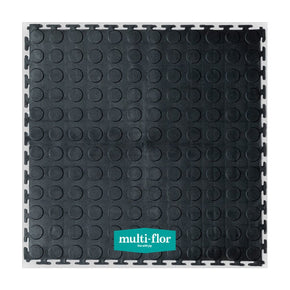 MULTI-FLOR DOOR MATS Multi-Flor Multi-Lock Medallion Interlocking DIY 1 m2 (4 Tiles) Black