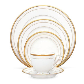 Noritake Dinner Plate Noritake Hampshire Gold Dinner Set 36 Piece HAMPG100