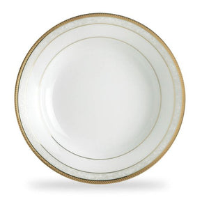 Noritake Dinner Plate Noritake Hampshire Gold Rim Soup Plate 22.6cm HAMPG008