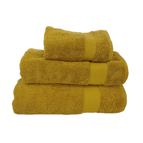 NORTEX TOWEL Face Cloth 30 x 30 Nortex Indulgence Towels Ochre 630gsm (7513167364185)