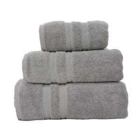 NORTEX TOWEL Face Cloth 30 x 30cm Nortex Royal Plush Towel Light Grey 710gsm