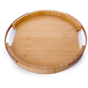 Olala Cutting Board O'lala Round Bamboo Serving Tray, 28cm SK-9444