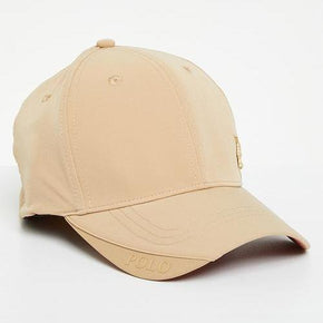 Polo 6 Panel Metal Pony Fitted Peak Khaki (7813371068505)