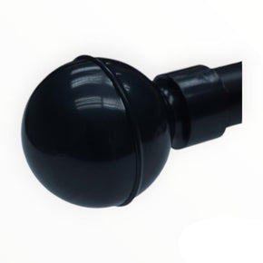 Papini Curtain Accessories Black PW063 Papini Ball Finials PVC Collection 25 mm Pack Of 2 (7815264731225)