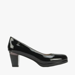 Pierre Cardin Ladies Shoes Pierre Cardin Women's Matilda 1 Patent Heel Black