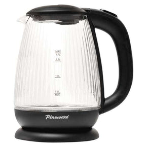 Pineware KETTLE Pineware 1.7L Ribbed Glass Kettle PRGK360