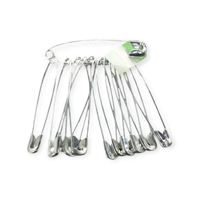 PINS HABBY Safety Pins Size 4 Silver (7788606554201)