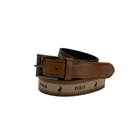 Polo Belts Polo Alessandro Coated Leather Belt Tan (7781714067545)