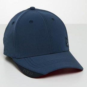 Polo Caps Polo Men's 6 Panel Metal Pony Fitted Peak Blue (7787166990425)