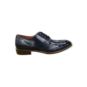 Polo Formal Shoes Polo Men's Brogue Wingtip Semi  Casual Navy