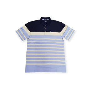 Polo Golf T Shirt Polo Men's Variegated Mercerised Golfer Blue (7787922128985)