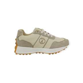 Polo Ladies Sneakers Polo Women's Herringbone Runner Off White