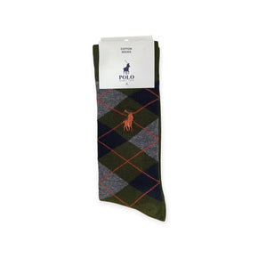 Polo Socks Polo Men's Cotton Socks Olive