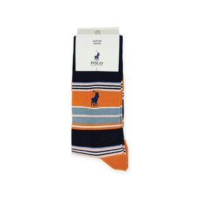 Polo Socks Polo Stripe Socks Orange