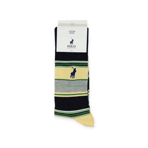 Polo Socks Polo Stripe Socks Yellow (7692941131865)