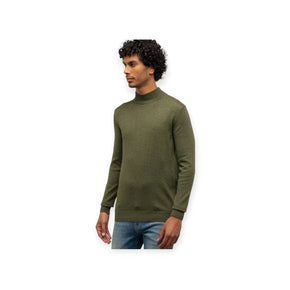 Polo Sweater Polo Long Sleeve High Collar Knitwear Fatigue