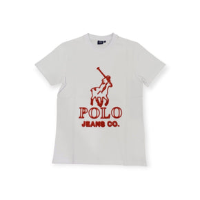 Polo T Shirt Polo Men's Pjc Glow Logo Short Sleeve Tee White