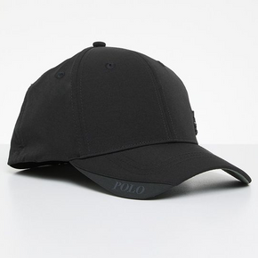 Polo Unisex Metal Pony Fitted Cap Black (7813385650265) (7813387157593)